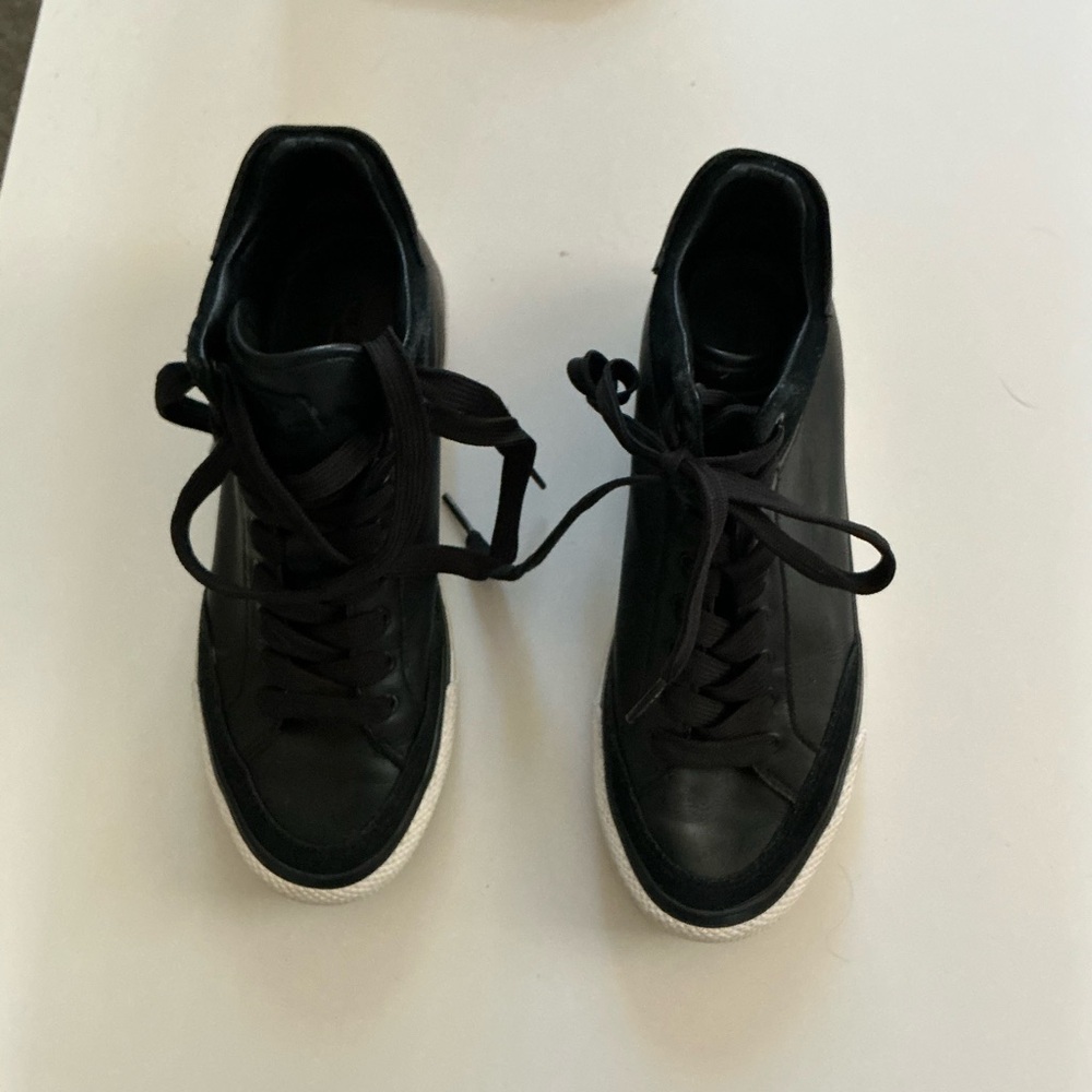 Rag & Bone Black Women's Sneakers with white treads. Size 37.5